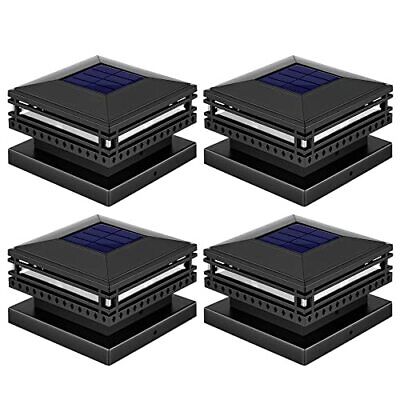Outdoor 25 Lumen Solar Post Cap Lightsip45 Waterproof Solar Fe