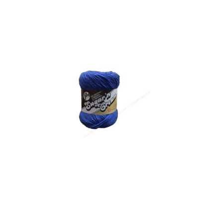 Bulk Buy: Lily Sugarn Cream Yarn (2-pack) 01131 UPC 057355402737 Dazzle Blue