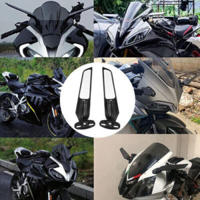 Side Mirrors Fit For Yamaha YZF R1 R3 R6 Rearview Wind Wing Mirror Adjustable