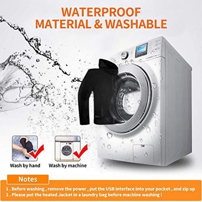 ISOPHO ISOPHO BEHEIZBARE JACKE USB LADE HEIZJACKE HERREN DAMEN BEHEIZTE JACKE WASSER...