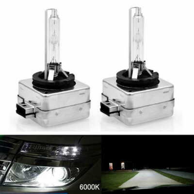 6000K WHITE HID Headlight Bulbs For GMC Yukon 2015-2014 XL Low Beam Qty 2