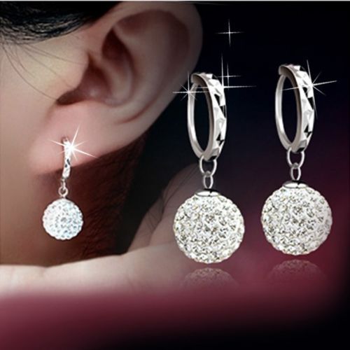 Silver Plated Fashion Hoop Earrings
