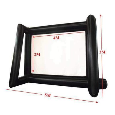 SY0307 5x3m Movie Screen Inflatable Giant Outdoor Projector Cinema Theatre Backy