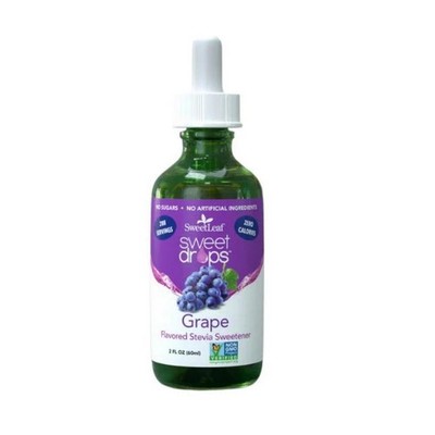 SweetLeaf Líquido Stevia Uva 2 Fl Oz Por Sweetleaf Stevia