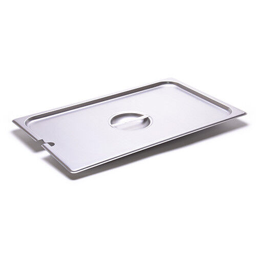 Full-Size Steam Table Slotted Cover For 24 Gauge Stainless Steel SteamTable Pans