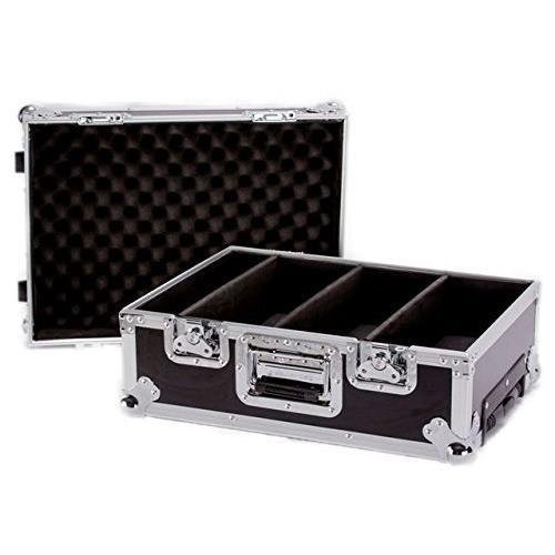 Deejay LED Fly Drive Heavy Duty Deluxe CD Case for 100 CDs with Pull-out Handle