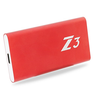 KingSpec SSD 128GB Portable SSD Type C USB3.1 Gen1 External SSD Z3-128 3D MLC