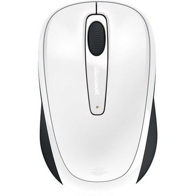 Microsoft 3500 Wireless Mobile Mouse- White - Limited Edition - Wireless - BlueT