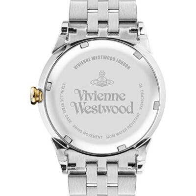Pre-owned Vivienne Westwood Wrist Watch Vv240cpsg Women Silver Gold Box Official