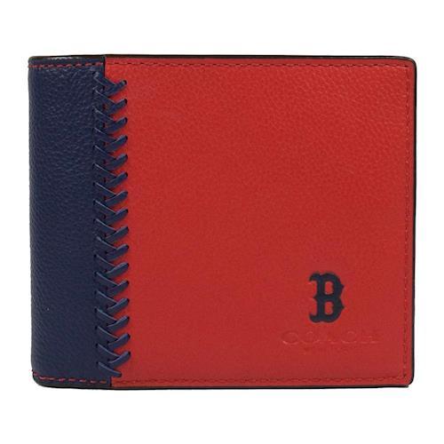 NWT Coach 58376 MLB Baseball Yankees Red Sox Dodgers Cubs Giants Mens ID Wallet