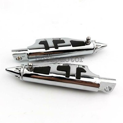 Chrome Stiletto Motorcycle Bike Male Mount Foot Pegs Pedals For Harley-Davidson