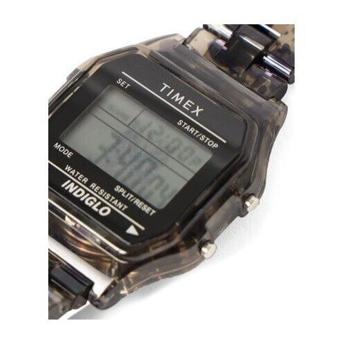 Pre-owned Timex Beams Boy × Needles ×  Classic Digital Watch Clear Tie Dye Limited 2024