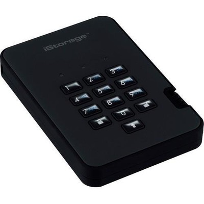NEW iStorage IS-DA2-256-4000-B diskAshur2 HDD 4 TB | Secure Portable Hard Drive