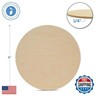 Wood Plywood Circles 8 inch, 1/4 Inch Thick, Round Wood Cutouts, Pack of 5 Baltic Birch Unfinished Wood Plywood Circles for Crafts, by Woodpeckers