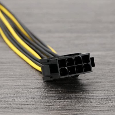 2Pcs Modular CPU Adapter Cable Replacement 8-Pin to 8+4-Pin Power Adapter Cab...