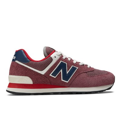 

New Balance унисекс 574 красный/синий размер M6.5 / W8 D, Red/blue
