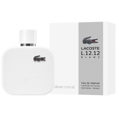 Lacoste L.12.12 Blanc by Lacoste 3.3 oz EDP Cologne for Men NIB