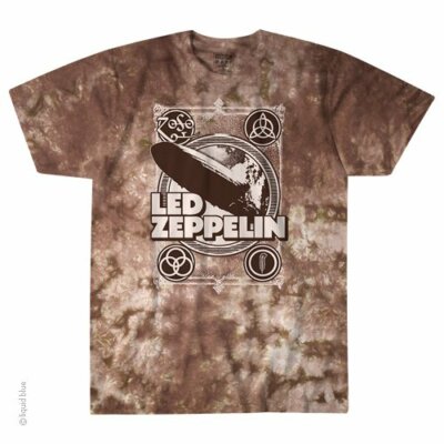 Led Zeppelin Poster M, L, XL, 2XL Tie Dye T-Shirt