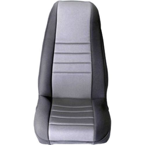 Rough Country Tacoma 91031 Black Neoprene Front & Rear Seat Covers : Rough Country