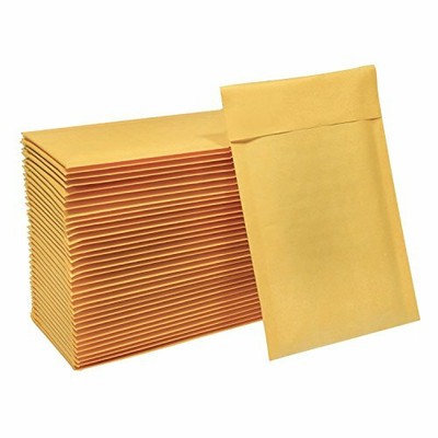 Pack of 50 Kraft Bubble Wrap Mailers Padded Mailing ...