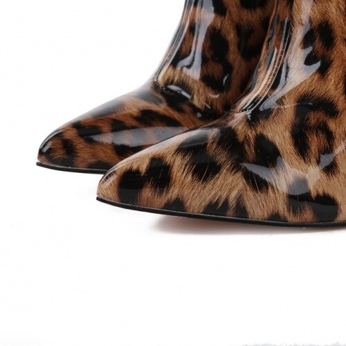 GIARO GIARO OVERKNEES DAMEN HERREN ARABELLA LEOPARDENMUSTER LACK EUR 46, 45, 44, 43