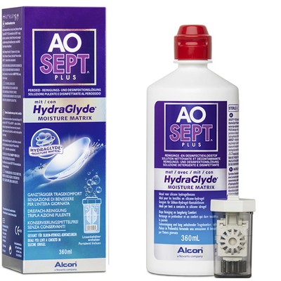 AOSEPT® PLUS mit HydraGlyde® 360ml Peroxidsystem von Alcon