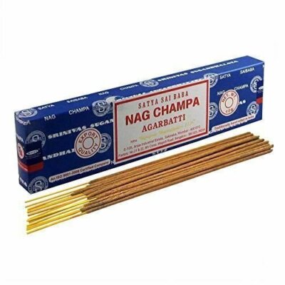 Satya Sai Baba Nag Champa Agarbatti Pack of 12 Incense Sticks Boxes 40gms Each S