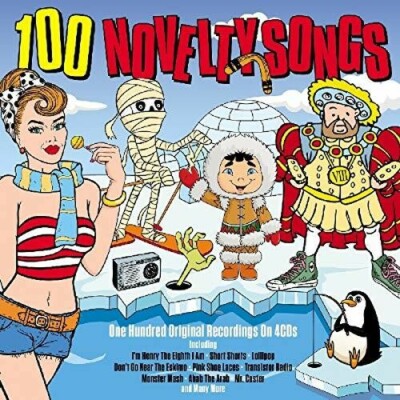 Various Artists - 100 Novelty Songs / Various [New CD] UK - Import