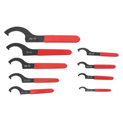 Nakkaa 9Pcs Coilover Spanner Wrench Set Adjustable Shock Wrench Universal Car...