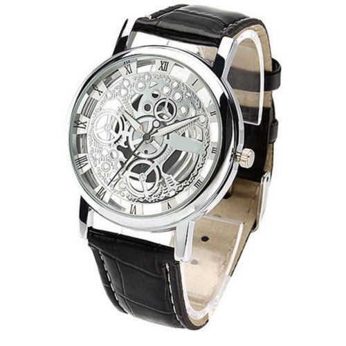 Faux Leather Wristwatches