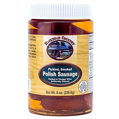 Backroad Country Pickled Smoked Polish Sausage 8 Ounce Jar