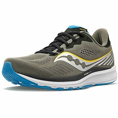 SAUCONY SAUCONY RIDE 14 STRASSENLAUFSCHUHE FÜR MÄNNER GRÜN
