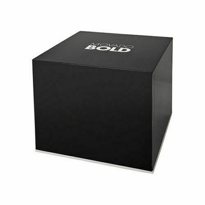 Pre-owned Movado Bold Access Gun Ip Steel Brown Strap Women's Watch 3600917