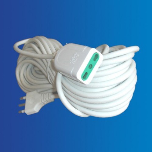 Prolunga Corrente Elettrica Cavo 15 Metri 220v Bipasso Spina Italiana Presa linq