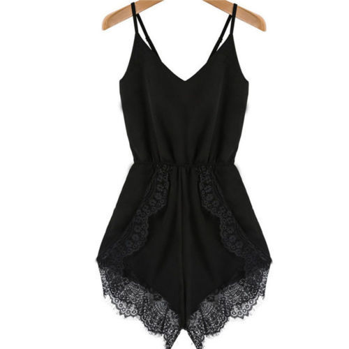 Black Rompers for Women