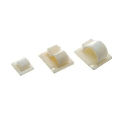 Self Adhesive Nylon Clips Fasteners for Wire Cable Conduit Tubing Sleeving etc