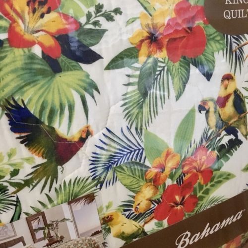 Nature Print King Tropical Quilts, Bedspreads & Coverlets