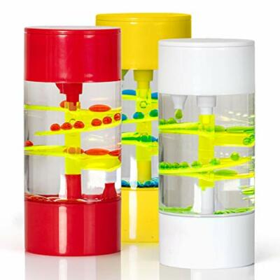 Big Mo's Toys Liquid Motion Spiral Timer Toy for Sensory Play - Relaxing Bubb...