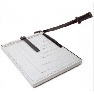 Paper Trimmer 18'' x 15'' Guillotine Blade Paper Cutter Multiuse for Home & Office