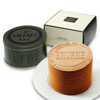 Kobe Fugetsudo GAUFRES 15S Waffle Sweets with Cream From Japan