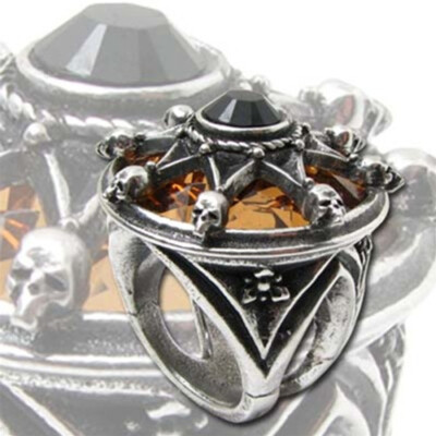 R162 Star of Ishtar by Alchemy Gothic Size  Rare and Discontinued Topaz