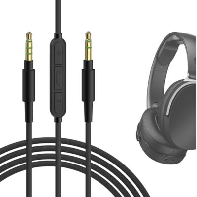 Audio Cable with Mic Compatible with Skullcandy Crusher Evo, Hesh 3, Hesh2, R...