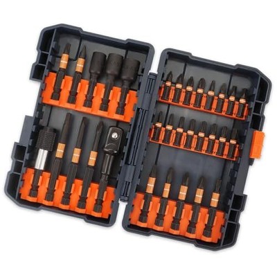 Impact Driver Bit Set|Screwdriver Bit|Magnetic Nut Driver|Quick-Change 31 Piece