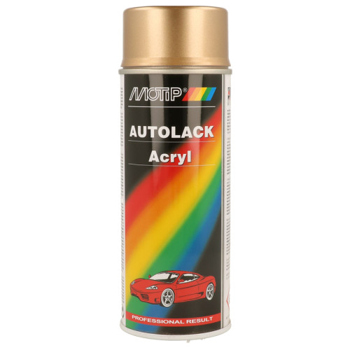 SprÃ¼Hfarbe Autolack Kompakt 55930 Spray Kompakt 55930 Gold Metallic 400ml Motip