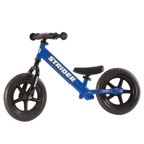 STRIDER 12 Sport Balance Bike Kids No Pedal Learn To Ride Bicycle Blue NEW