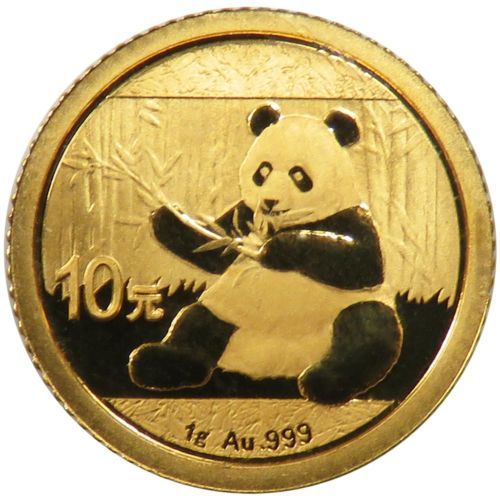 Chinese Panda 1 g Precious Metal Content per Unit Gold Bullion Coins