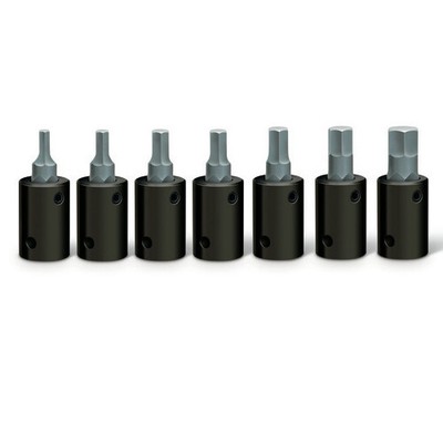 Wright Tool 362 3/8'' Drive Impact Hex Bit Socket Set 7 Pieces