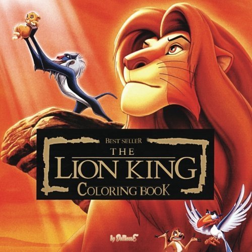 Coloring Book The Lion King Best Seller Stress Relief Serenity And 100pgs 1