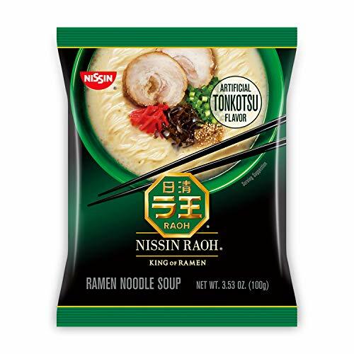 Nissin RAOH Ramen Noodle Soup Tonkotsu Flavor Japanese Noodl