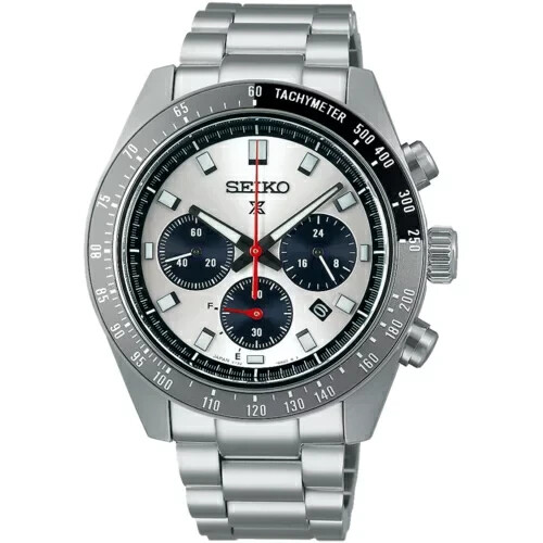 Pre-owned Seiko Prospex Sbdl095 Speedtimer Silver Dial Solar Chronograph Men Watch J .jp